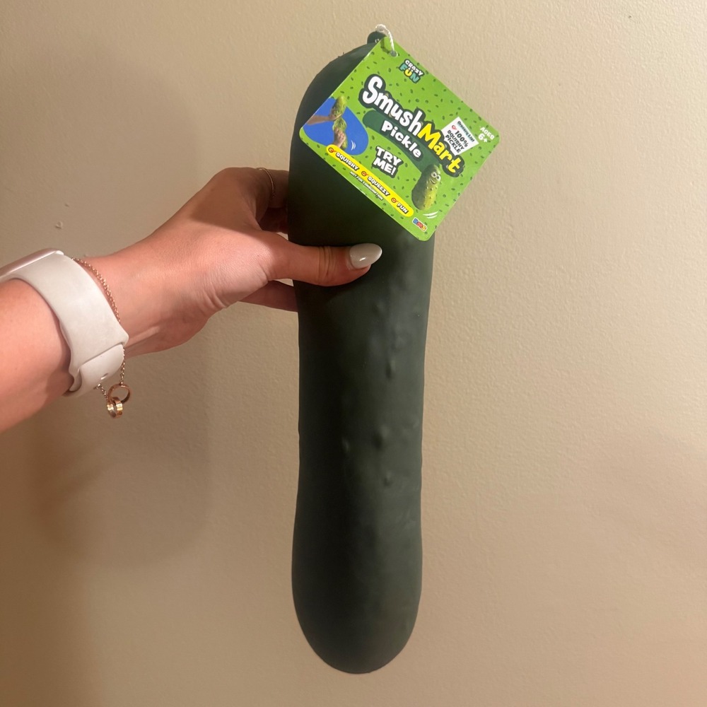 Squishy Pickle SmushMart Squeezy Fidget Toy RMS Jumbo XL Sensory Toy NEW